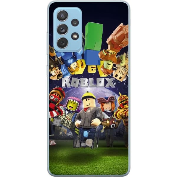 Samsung Galaxy A52 5G Gennemsigtig cover Roblox Verden - Gaming Eventyr for Børn og Unge