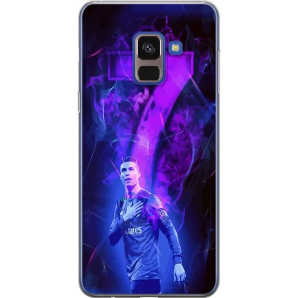Samsung Galaxy A8 (2018) Gjennomsiktig deksel Ronaldo 7 - Fotballlegenden i Aksjon for Fans