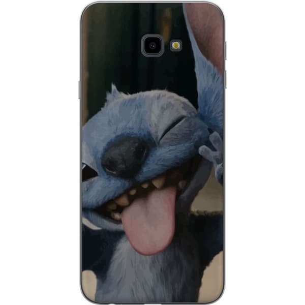 Samsung Galaxy J4+ Gjennomsiktig deksel Stitch Søt Alien - Blå Favoritt fra Ytre Rommet