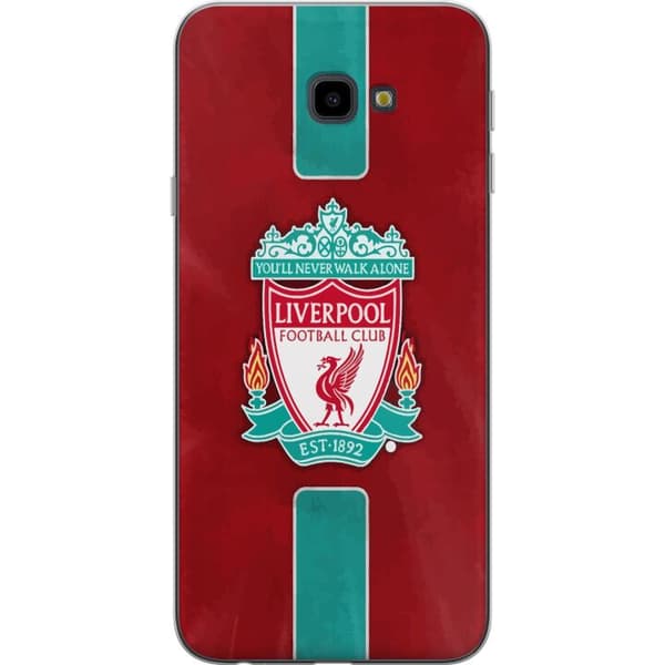 Samsung Galaxy J4+ Gjennomsiktig deksel Liverpool FC - Klassisk Fotballstolthet i Rødt