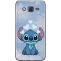 Miniatyrbilde 1 av 3: Samsung Galaxy J5 Gjennomsiktig deksel Stitch Hoppande Gled - Morsomt Design for Gave