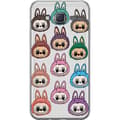 Miniatyrbillede 1 af 3: Samsung Galaxy J5 Gennemsigtig cover Labubu Macaron Monster - Nuttet Samlefigur med Stil