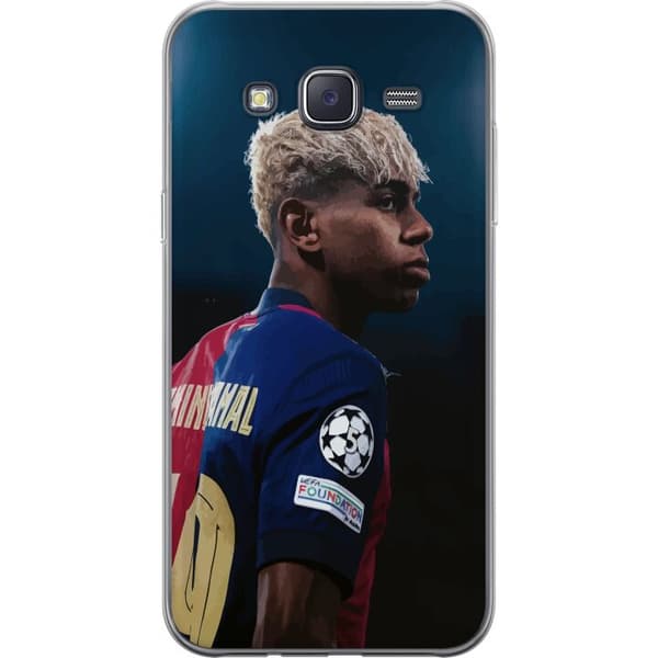 Samsung Galaxy J5 Gennemsigtig cover Lamine Yamal - Barcelonas Wunderkind i fokus