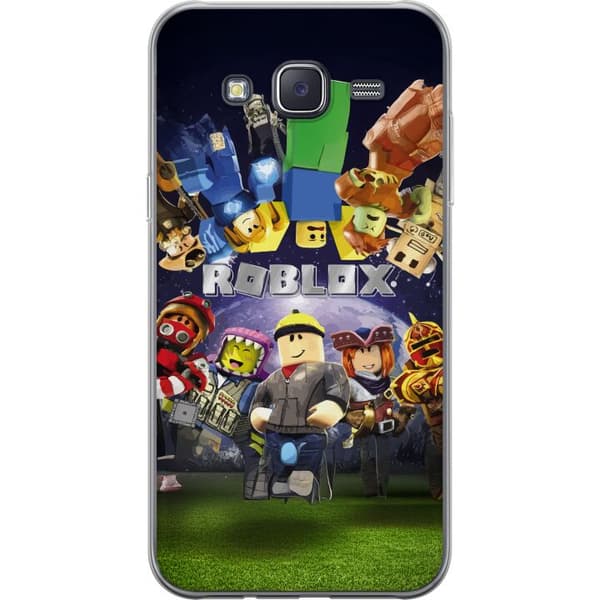 Samsung Galaxy J5 Gjennomsiktig deksel Roblox Verden - Spilleventyr for Barn og Ungdom