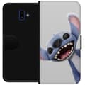 Miniatyrbillede 1 af 3: Samsung Galaxy J6+ Tegnebogsetui Stitch i fart - Kawaii-design til fans & børn