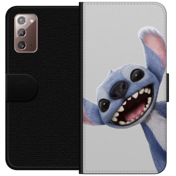 Samsung Galaxy Note20 Tegnebogsetui Stitch i fart - Kawaii-design til fans & børn
