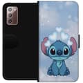 Miniatyrbillede 1 af 3: Samsung Galaxy Note20 Tegnebogsetui Stitch Hoppende Glæde - Sjovt Design til Gave