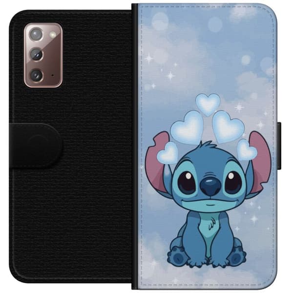 Samsung Galaxy Note20 Tegnebogsetui Stitch Hoppende Glæde - Sjovt Design til Gave