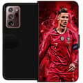 Miniatyrbillede 1 af 3: Samsung Galaxy Note20 Ultra Tegnebogsetui Ronaldo Færdigheder - CR7 Design for Ægte Fans