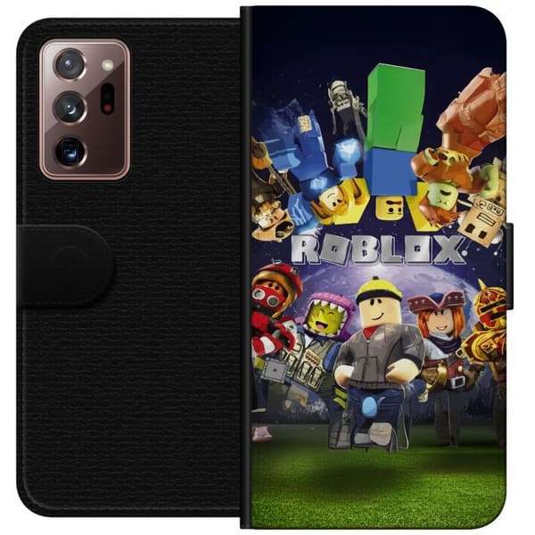 Samsung Galaxy Note20 Ultra Lompakkokotelo Roblox Maailma - Pelaamisseikkailu Lapsille ja Nuorille
