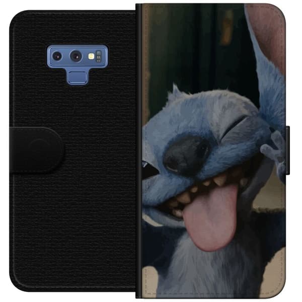 Samsung Galaxy Note9 Tegnebogsetui Stitch Sød Alien - Blå Favorit fra Ydre Rummet