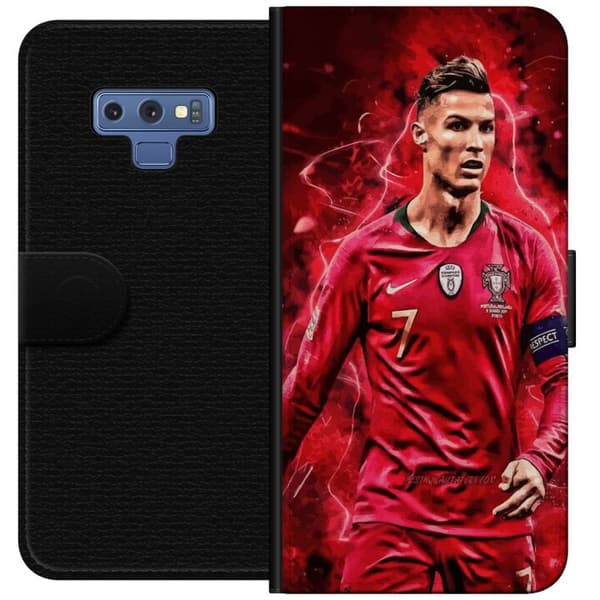 Samsung Galaxy Note9 Tegnebogsetui Ronaldo Færdigheder - CR7 Design for Ægte Fans