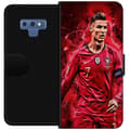 Miniatyrbillede 1 af 3: Samsung Galaxy Note9 Tegnebogsetui Ronaldo Færdigheder - CR7 Design for Ægte Fans