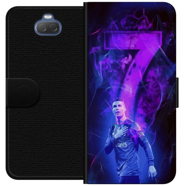 Sony Xperia 10 Tegnebogsetui Ronaldo 7 - Fodboldlegende i Handling for Fans