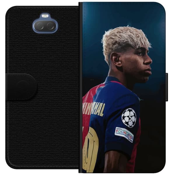 Sony Xperia 10 Plånboksfodral Lamine Yamal – Barcelonas Wonderkid i Fokus