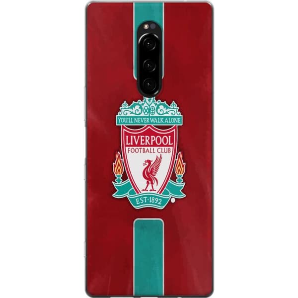 Sony Xperia 1 Gjennomsiktig deksel Liverpool FC - Klassisk Fotballstolthet i Rødt