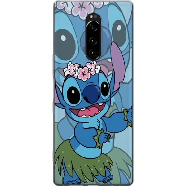Sony Xperia 1 Gennemsigtig cover Stitch under Stjernerne - Magisk Anime-stil