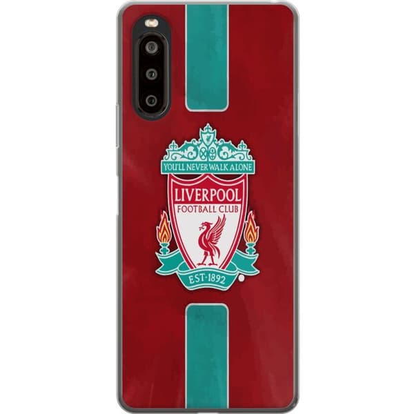 Sony Xperia 10 II Läpinäkyvä kuori Liverpool FC - Klassinen jalkapallourheilu Punaisena
