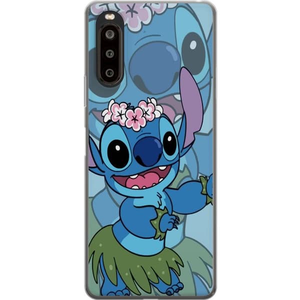 Sony Xperia 10 II Läpinäkyvä kuori Stitch tähtien alla - Taianomainen Anime-tyyli