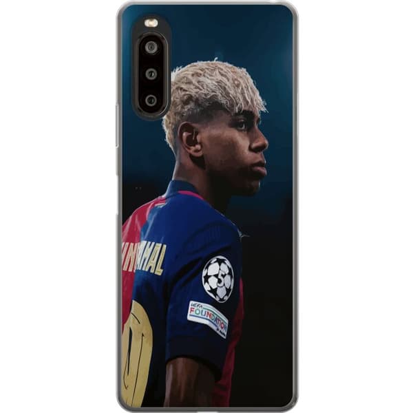 Sony Xperia 10 II Genomskinligt Skal Lamine Yamal – Barcelonas Wonderkid i Fokus