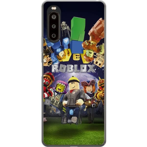 Sony Xperia 10 II Gennemsigtig cover Roblox Verden - Gaming Eventyr for Børn og Unge