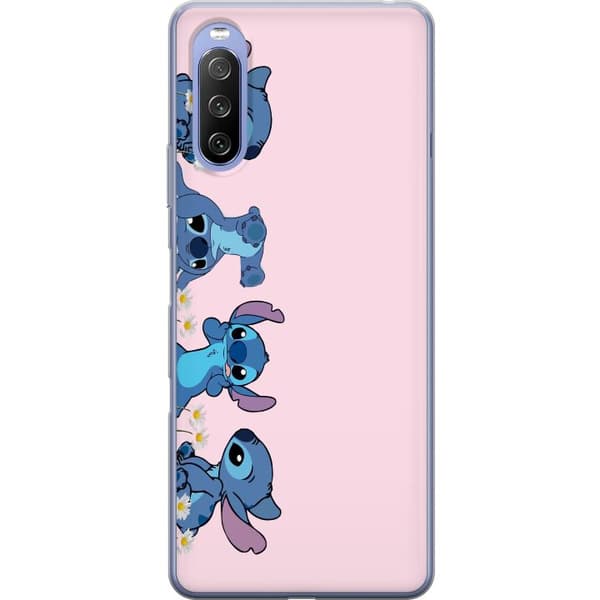 Sony Xperia 10 III Gennemsigtig cover Stitch Grin & Leg – Perfekt til Telefoncovers eller Plakater