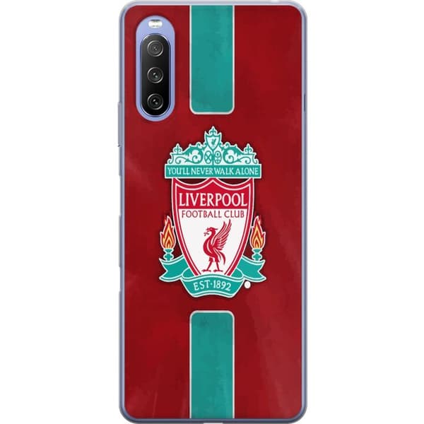 Sony Xperia 10 III Gjennomsiktig deksel Liverpool FC - Klassisk Fotballstolthet i Rødt