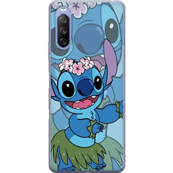 Sony Xperia 10 III Genomskinligt Skal Stitch under Stjärnorna – Magisk Anime-stil