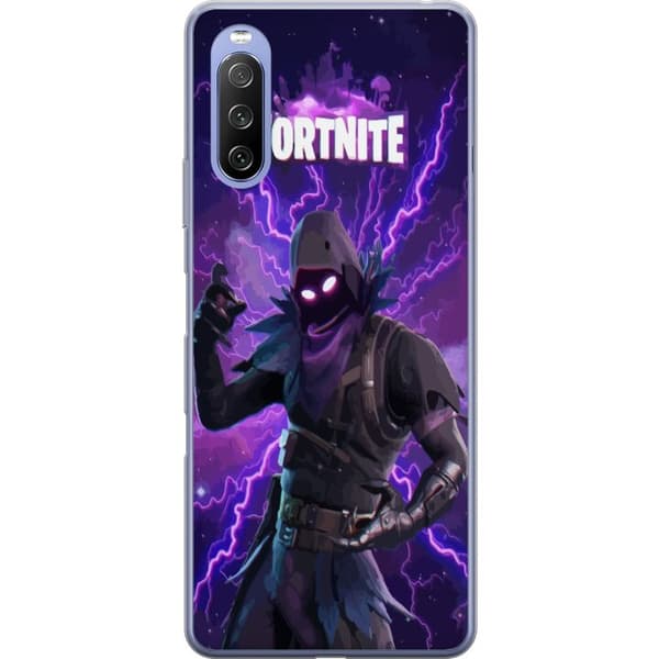 Sony Xperia 10 III Lite Gennemsigtig cover Fortnite Raven