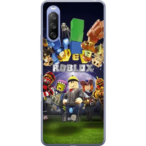 Sony Xperia 10 III Lite Gennemsigtig cover Roblox Verden - Gaming Eventyr for Børn og Unge