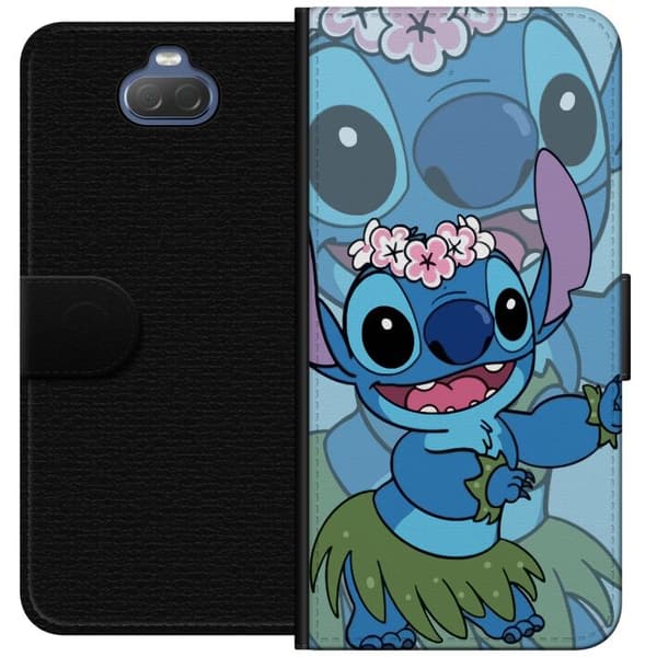 Sony Xperia 10 Plus Plånboksfodral Stitch under Stjärnorna – Magisk Anime-stil