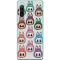 Miniatyrbild 1 av 3: Sony Xperia 10 IV Genomskinligt Skal Labubu Macaron Monster – Söt Samlarfigur med Stil