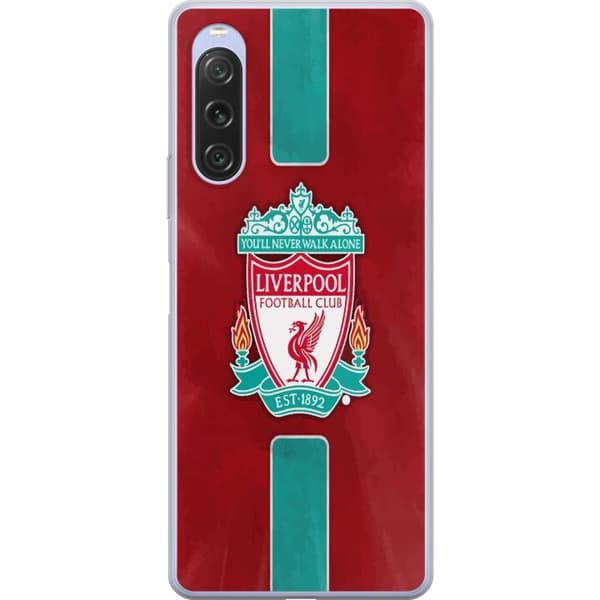 Sony Xperia 10 V Gjennomsiktig deksel Liverpool FC - Klassisk Fotballstolthet i Rødt