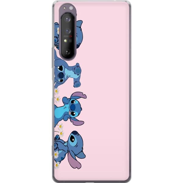 Sony Xperia 1 II Läpinäkyvä kuori  Stitch Nauru & Leikki – Täydellinen puhelinkoteloihin tai julisteisiin