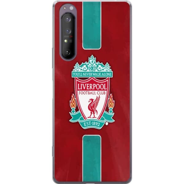 Sony Xperia 1 II Gennemsigtig cover Liverpool FC - Klassisk Fodboldstolthed i Rødt