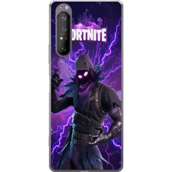 Sony Xperia 1 II Läpinäkyvä kuori Fortnite Raven