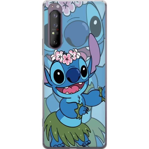 Sony Xperia 1 II Genomskinligt Skal Stitch under Stjärnorna – Magisk Anime-stil
