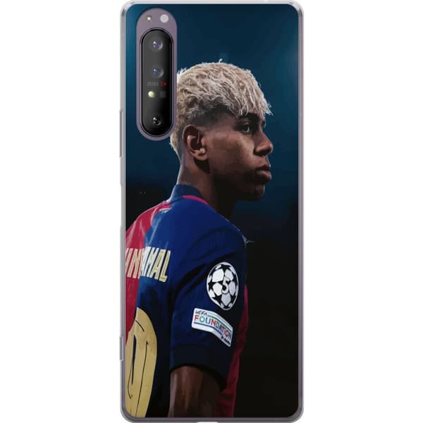 Sony Xperia 1 II Gjennomsiktig deksel Lamine Yamal - Barcelonas Wonderkid i Fokus