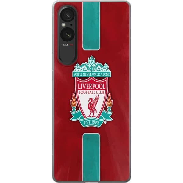 Sony Xperia 10 VI Gjennomsiktig deksel Liverpool FC - Klassisk Fotballstolthet i Rødt