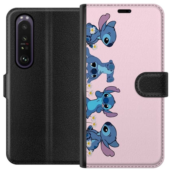 Sony Xperia 1 III Lommeboketui  Stitch Ler & Leker – Perfekt for Mobildeksler eller Postere