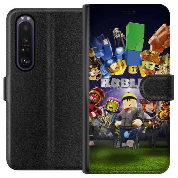 Sony Xperia 1 III Lommeboketui Roblox Verden - Spilleventyr for Barn og Ungdom