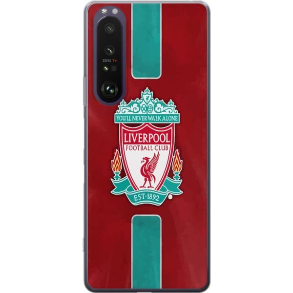 Sony Xperia 1 III Gjennomsiktig deksel Liverpool FC - Klassisk Fotballstolthet i Rødt