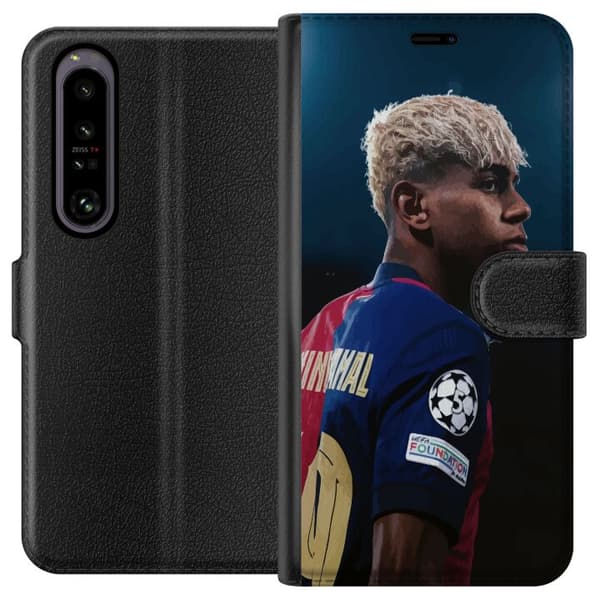 Sony Xperia 1 IV Plånboksfodral Lamine Yamal – Barcelonas Wonderkid i Fokus