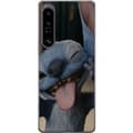 Miniatyrbillede 1 af 3: Sony Xperia 1 IV Gennemsigtig cover Stitch Sød Alien - Blå Favorit fra Ydre Rummet