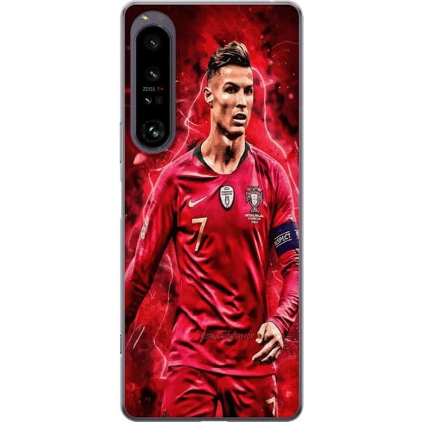 Sony Xperia 1 IV Gjennomsiktig deksel Ronaldo Ferdigheter - CR7 Design for Ekte Supportere