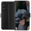 Miniatyrbillede 1 af 3: Sony Xperia 1 VI Tegnebogsetui Stitch Sød Alien - Blå Favorit fra Ydre Rummet