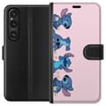 Miniatyrbillede 1 af 3: Sony Xperia 1 VI Tegnebogsetui  Stitch Grin & Leg – Perfekt til Telefoncovers eller Plakater