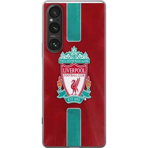 Sony Xperia 1 V Gjennomsiktig deksel Liverpool FC - Klassisk Fotballstolthet i Rødt