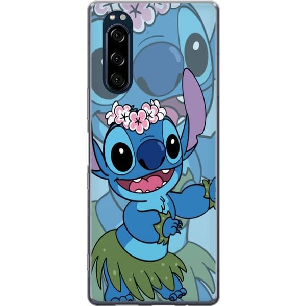 Sony Xperia 5 Gennemsigtig cover Stitch under Stjernerne - Magisk Anime-stil