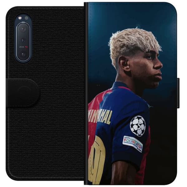 Sony Xperia 5 II Tegnebogsetui Lamine Yamal - Barcelonas Wunderkind i fokus